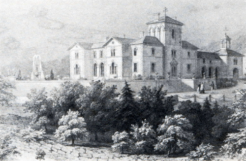 A sketch by the architect Alexander Roos